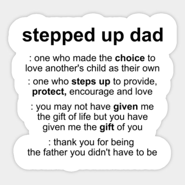 To the dad that stepped up cheap